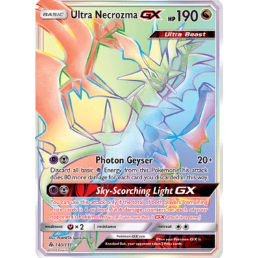 Ultra Necrozma GX (Secret) - Holofoil SM Forbidden Light - Secret Rare