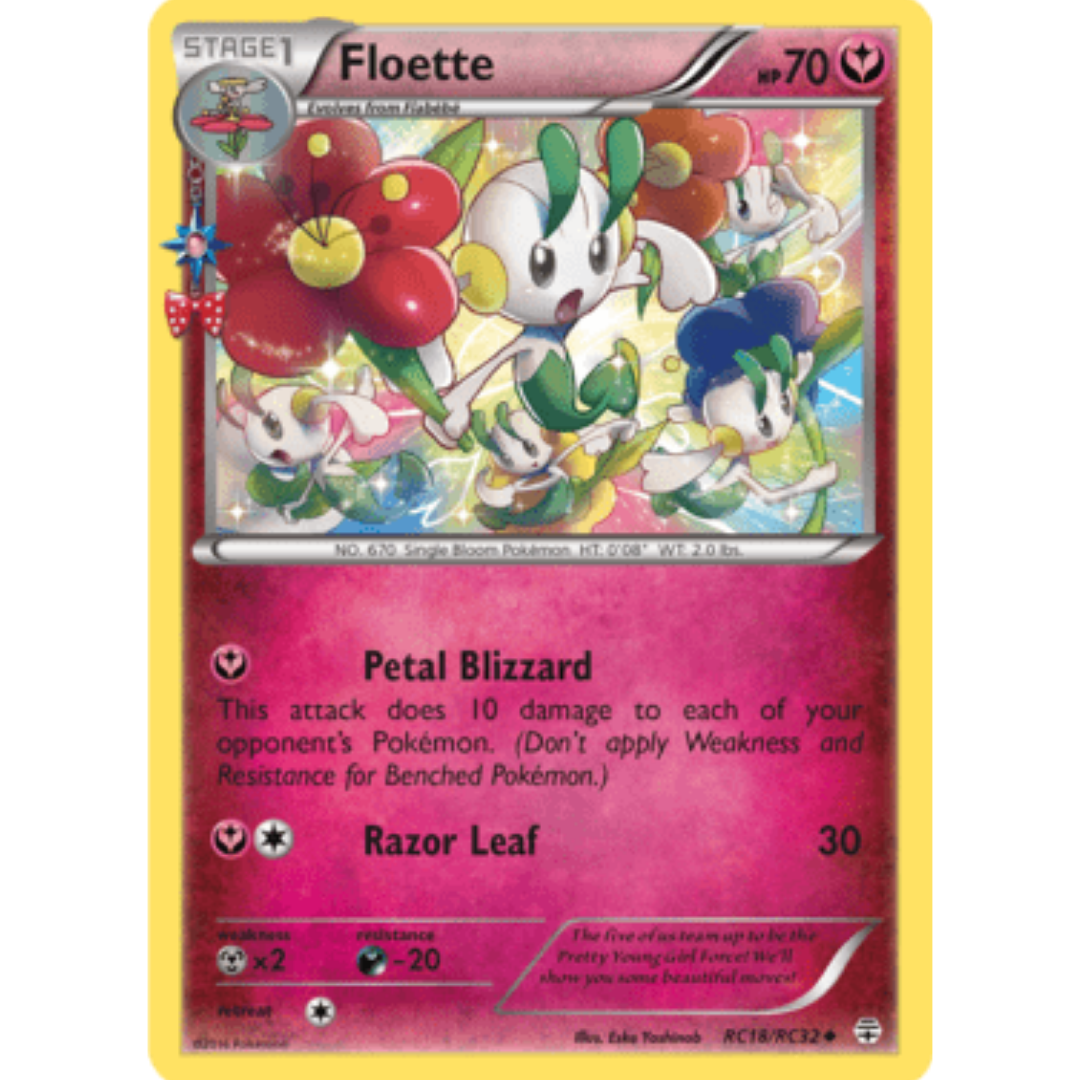 Floette RC18 - Holofoil Generations Radiant Collection - Uncommon