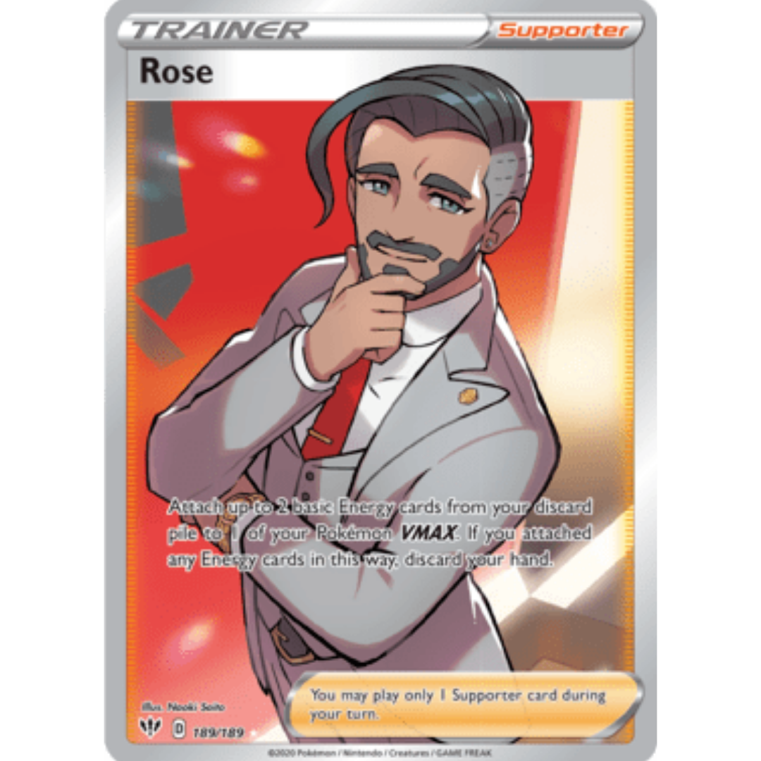 Rose (Full Art) 189 - Holofoil SWSH03 Darkness Ablaze - Ultra Rare