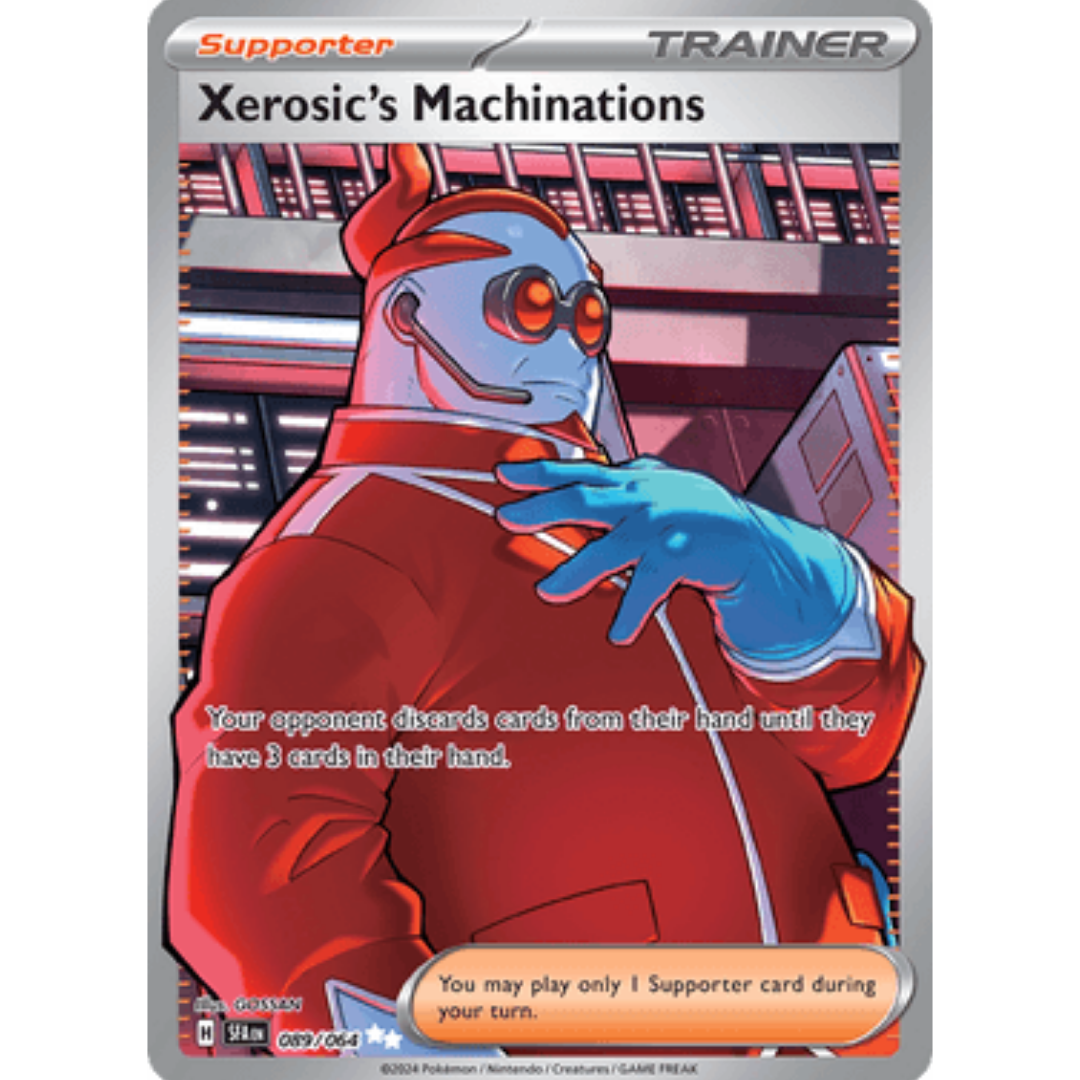 Xerosic's Machinations 089/064 - Holofoil SV Shrouded Fable - Ultra Rare
