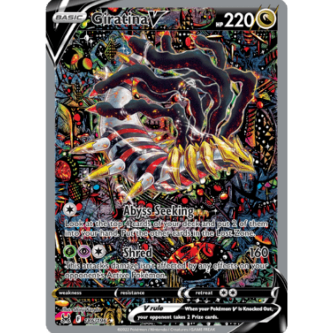 Giratina V (Alternate Full Art) 186 - Holofoil SWSH11 Lost Origin - Ultra Rare