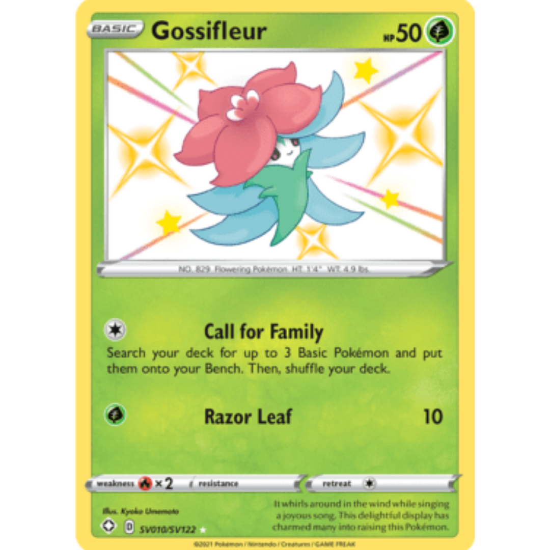 Gossifleur SV010 - Holofoil Shining Fates Shiny Vault - Shiny Holo Rare
