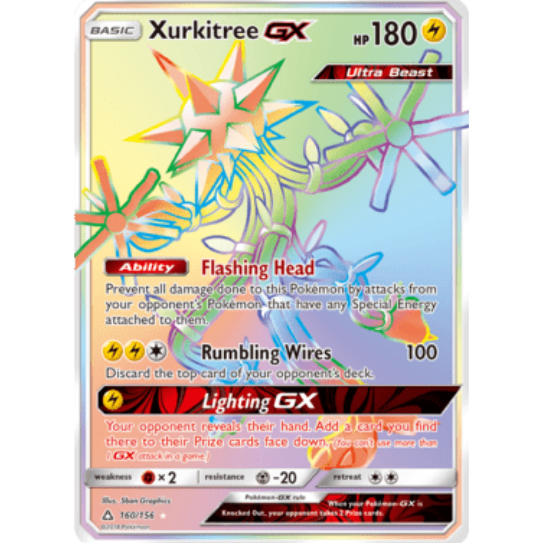 Xurkitree GX (Secret Rare) - Holofoil SM Ultra Prism - Secret Rare