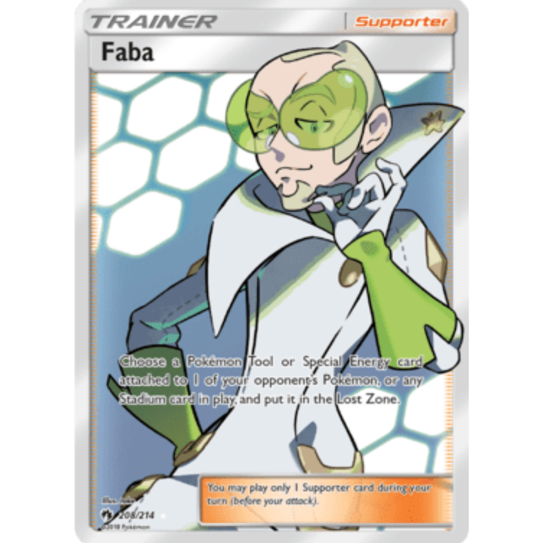 Faba (Full Art) - Holofoil SM Lost Thunder - Ultra Rare