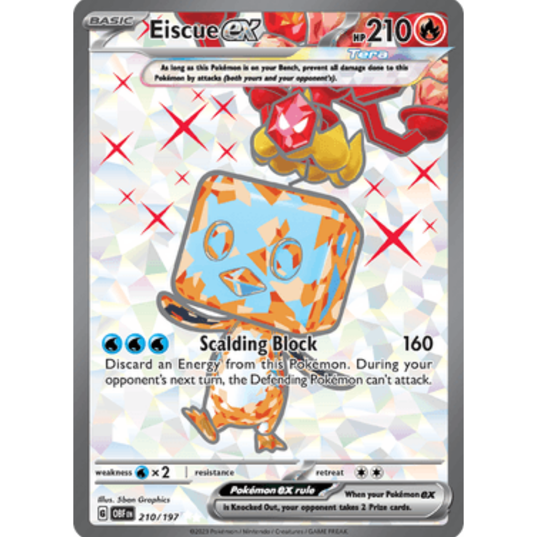 Eiscue ex 210/197 - Holofoil SV03 Obsidian Flames - Ultra Rare