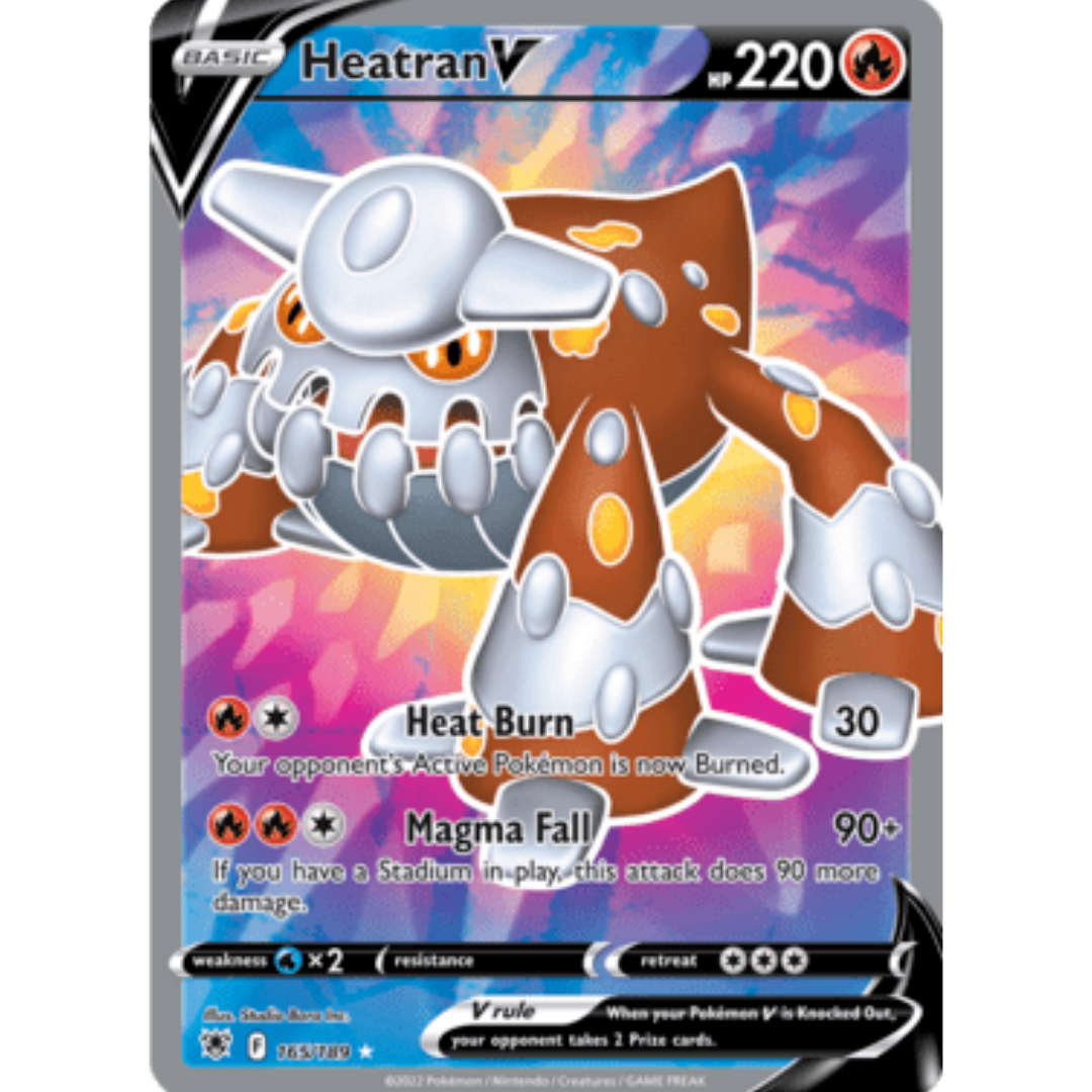 Heatran V (Full Art) 165 - Holofoil SWSH10 Astral Radiance - Ultra Rare