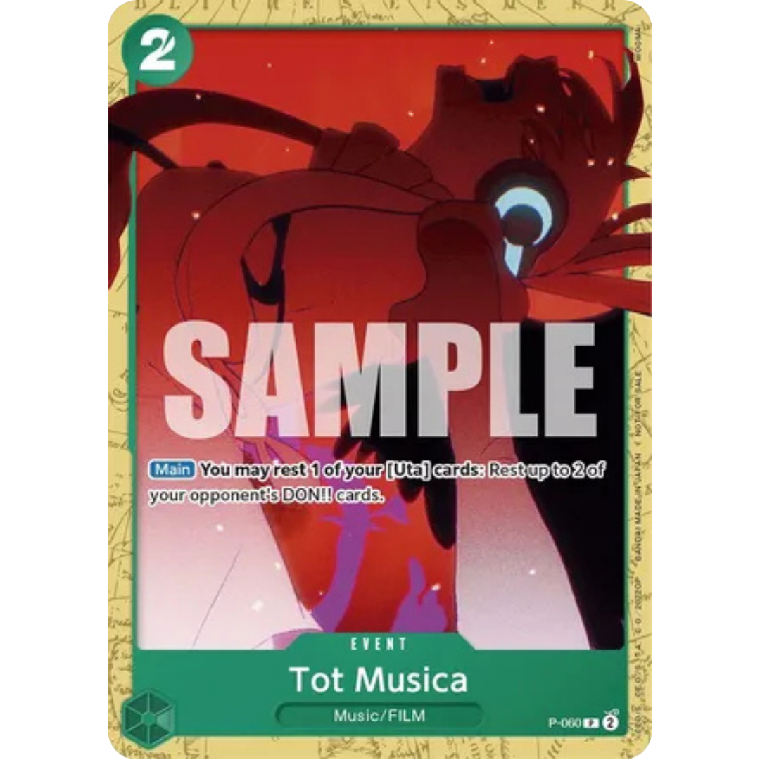 Tot Musica (Starter Deck 11: Uta Deck Battle) (P-060) - One Piece Promotion Cards