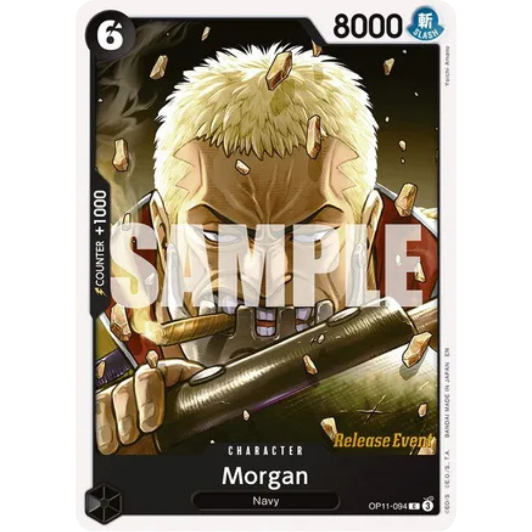 Morgan (OP11-094) - A Fist of Divine Speed Release Event Cards