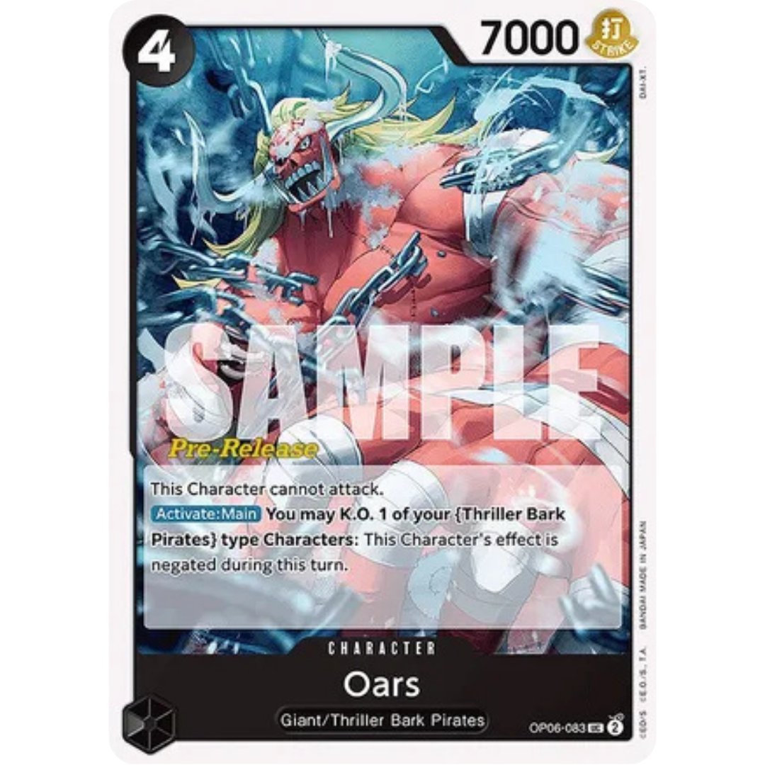 Oars (OP06-083) - Wings of the Captain Pre-Release Cards