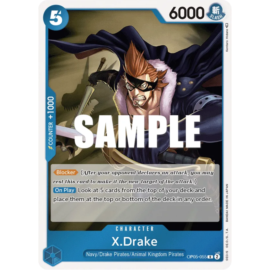 X.Drake (OP05-055) - Awakening of the New Era Foil
