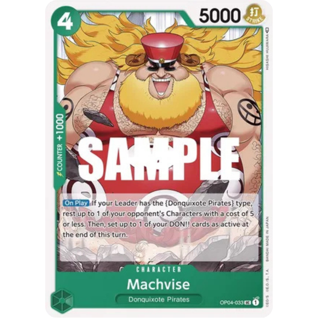 Machvise (OP04-033) - Kingdoms of Intrigue