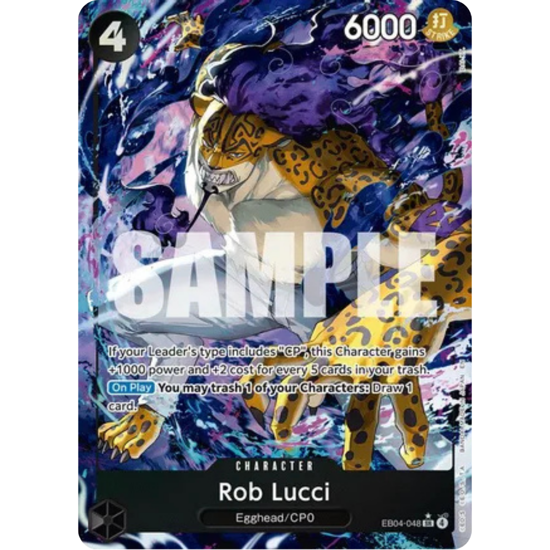 Rob Lucci (Alternate Art) (EB04-048) - Adventure on Kami's Island Foil
