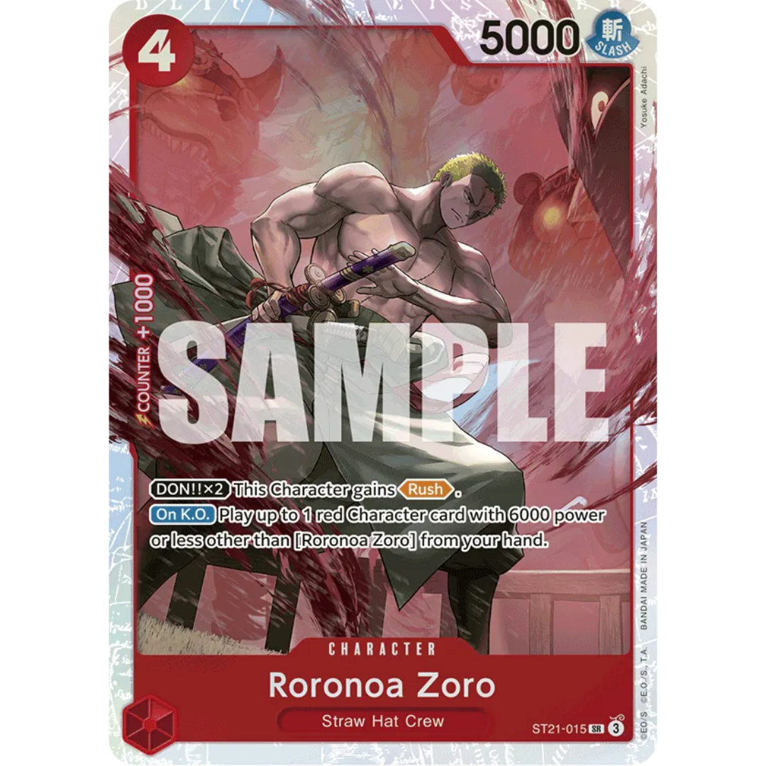 Roronoa Zoro (ST21-015) - Starter Deck EX: Gear 5 Foil