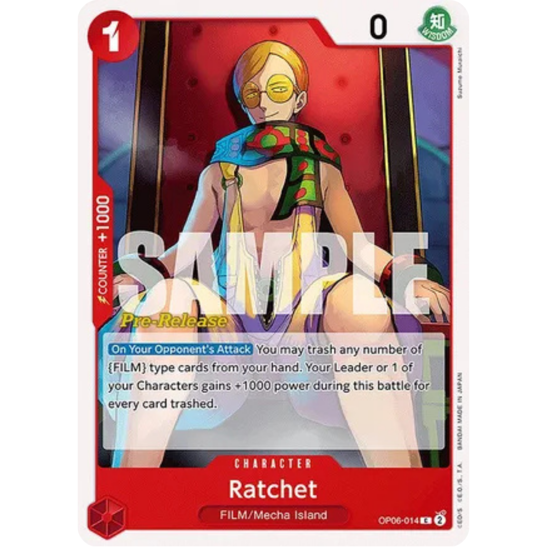 Ratchet (OP06-014) - Wings of the Captain Pre-Release Cards