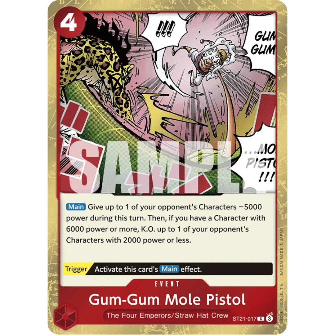 Gum-Gum Mole Pistol (ST21-017) - Starter Deck EX: Gear 5 Foil