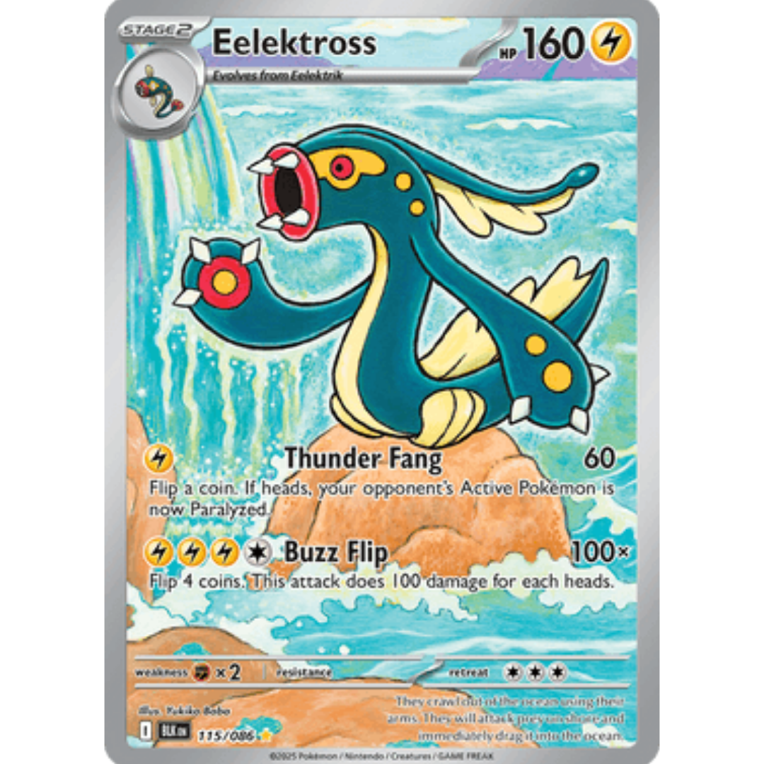 Eelektross 115/086 - Holofoil SV Black Bolt - Illustration Rare