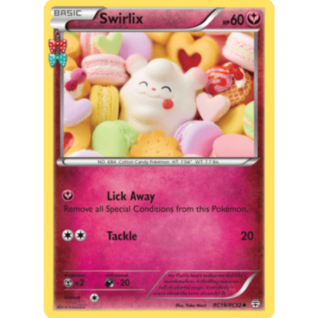 Swirlix RC19/RC32 - Holofoil Generations Radiant Collection - Uncommon