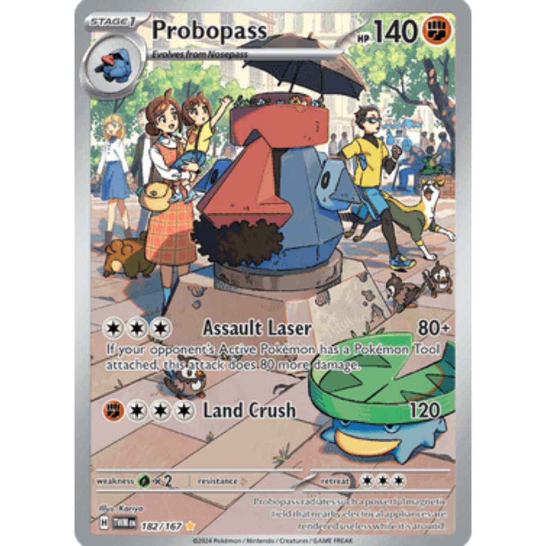 Probopass 182/167 - Holofoil SV06 Twilight Masquerade - Illustration Rare