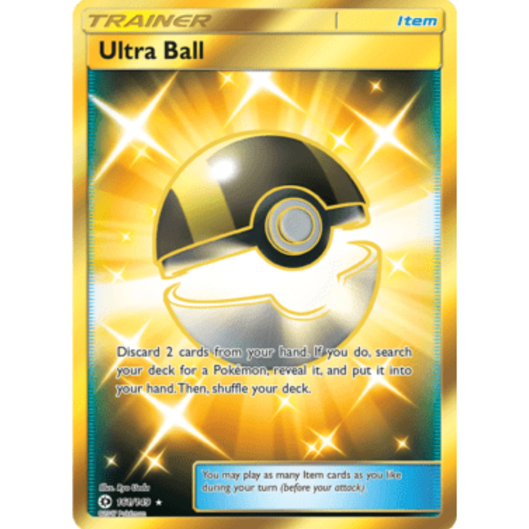 Ultra Ball (Secret) 161 - Holofoil SM Base Set - Secret Rare