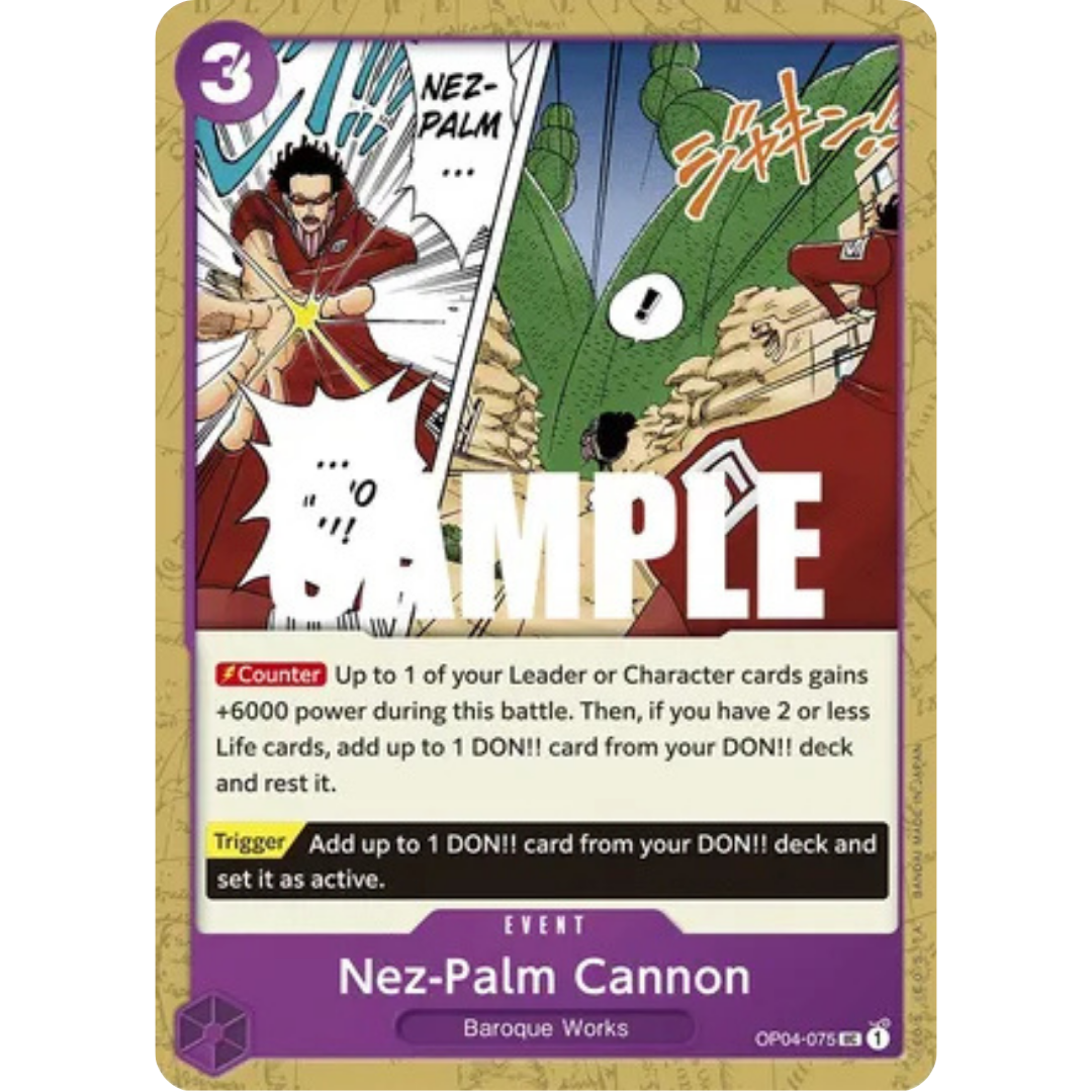 Nez-Palm Cannon (OP04-075) - Kingdoms of Intrigue