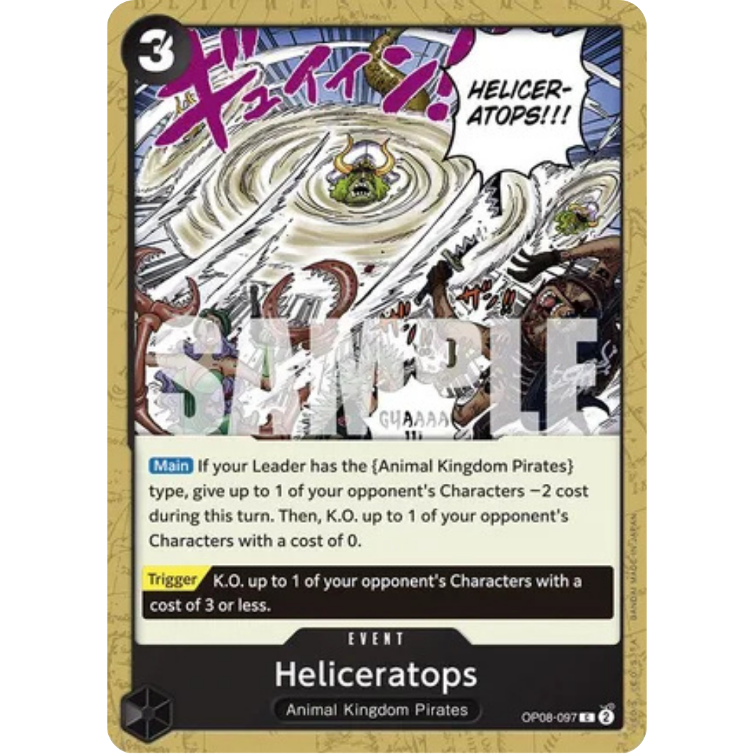 Heliceratops (OP08-097) - Two Legends