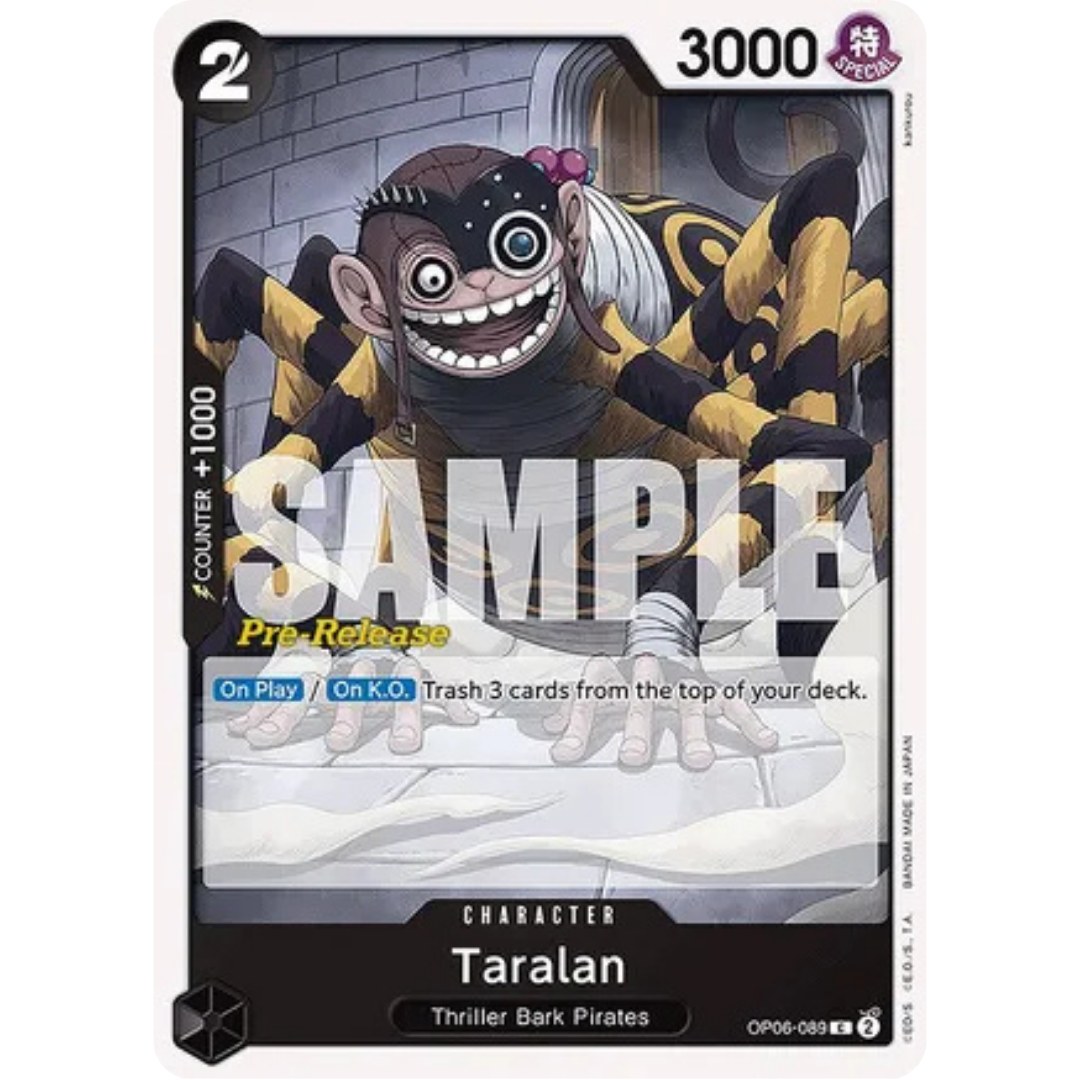 Taralan (OP06-089) - Wings of the Captain Pre-Release Cards