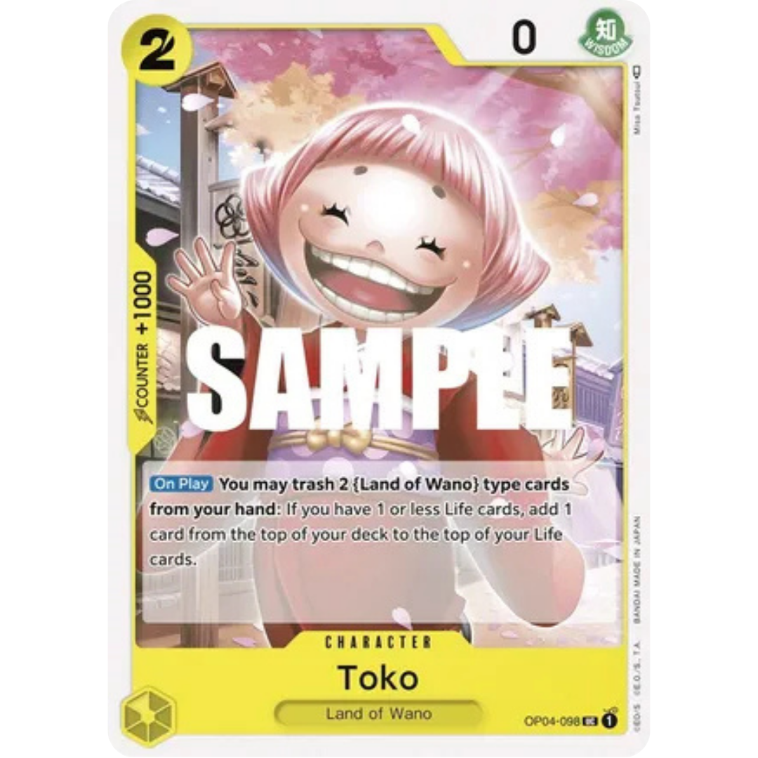 Toko (OP04-098) - Kingdoms of Intrigue