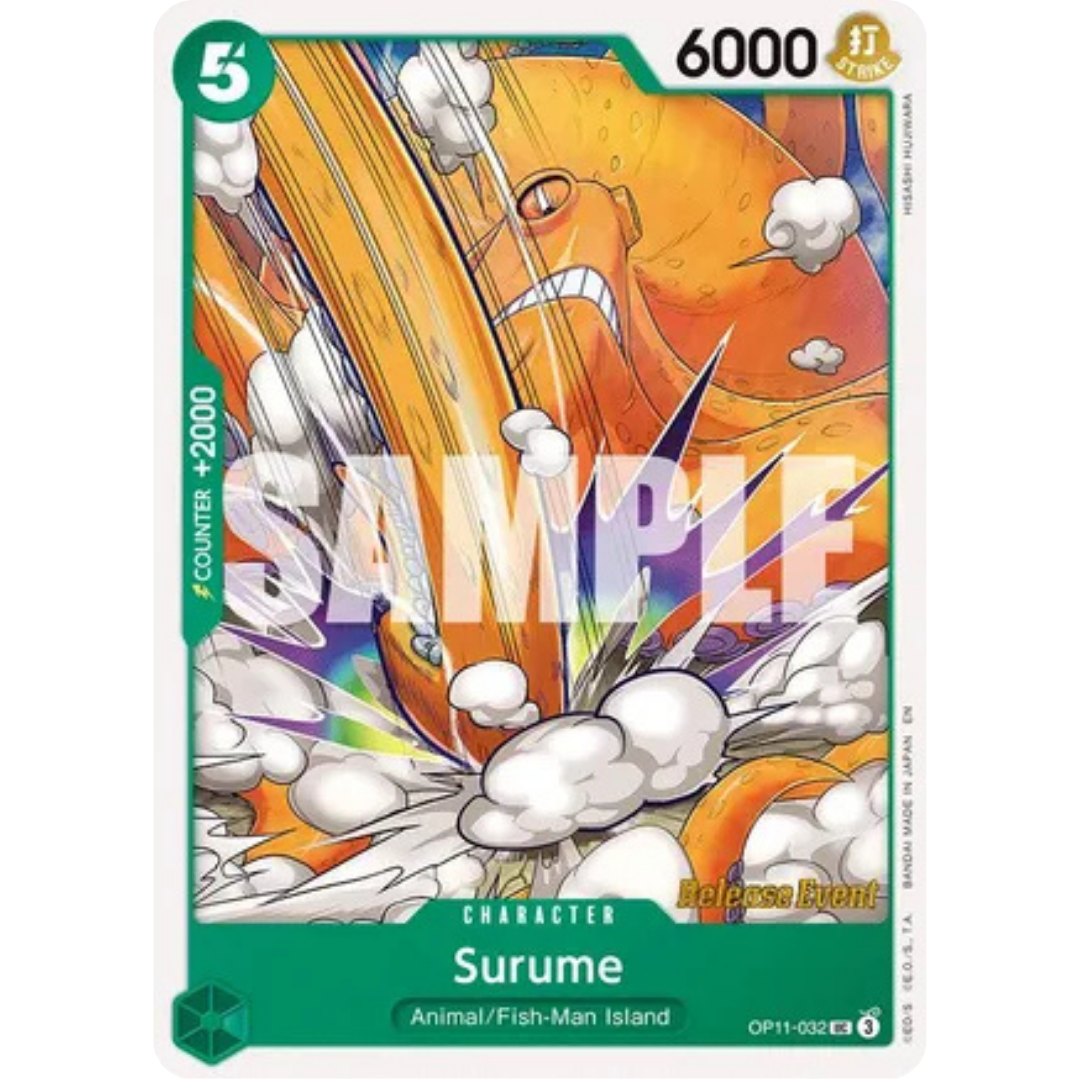Surume (OP11-032) - A Fist of Divine Speed Release Event Cards