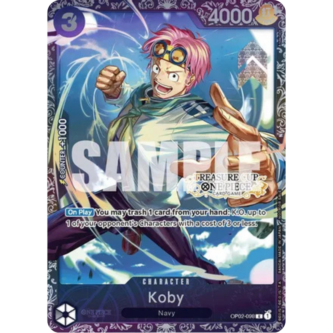 Koby (Treasure Cup) (OP02-098) - One Piece Promotion Cards Foil