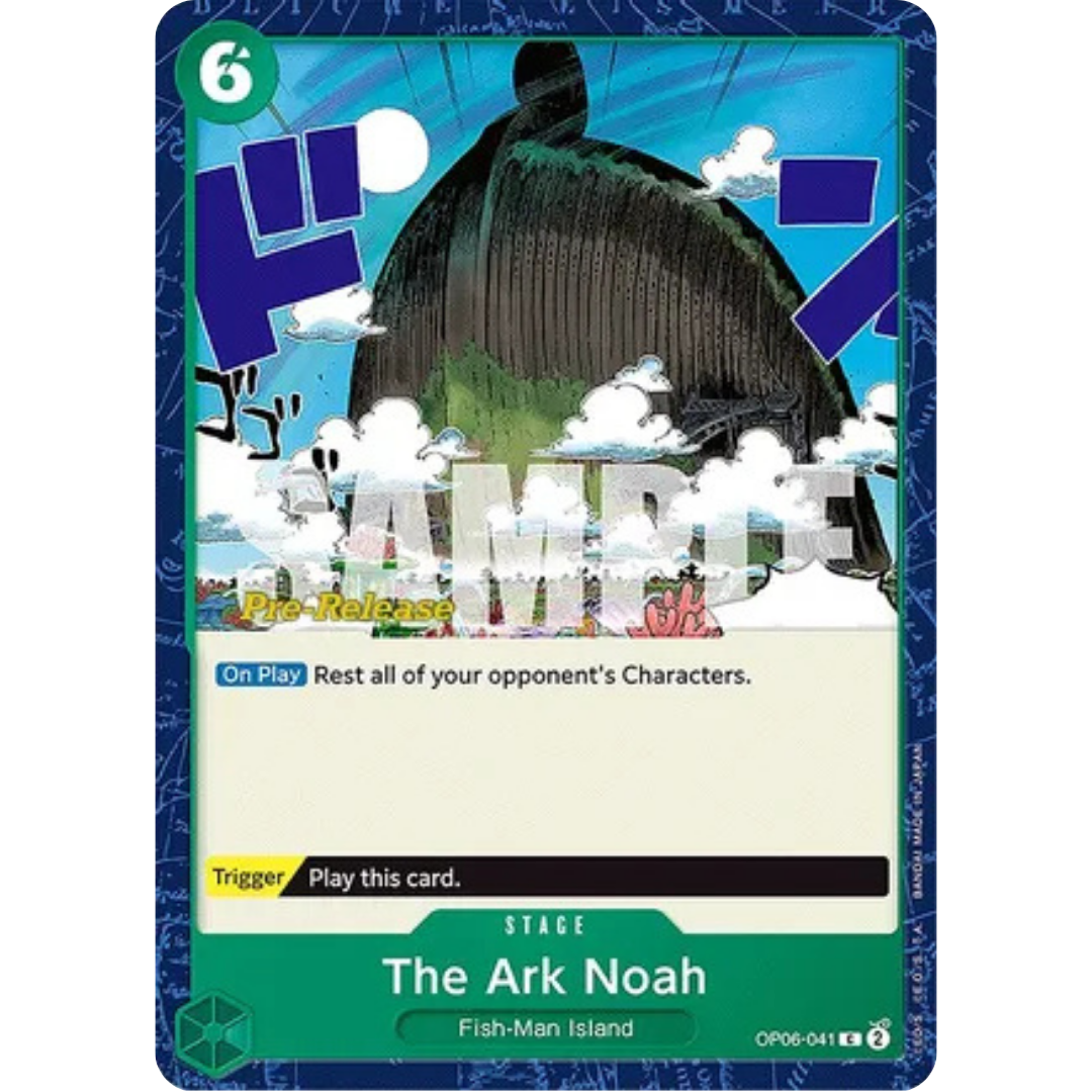 The Ark Noah (OP06-041) - Wings of the Captain Pre-Release Cards