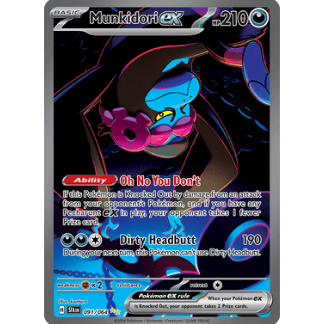 Munkidori ex 091/064 - Holofoil SV Shrouded Fable - Special Illustration Rare