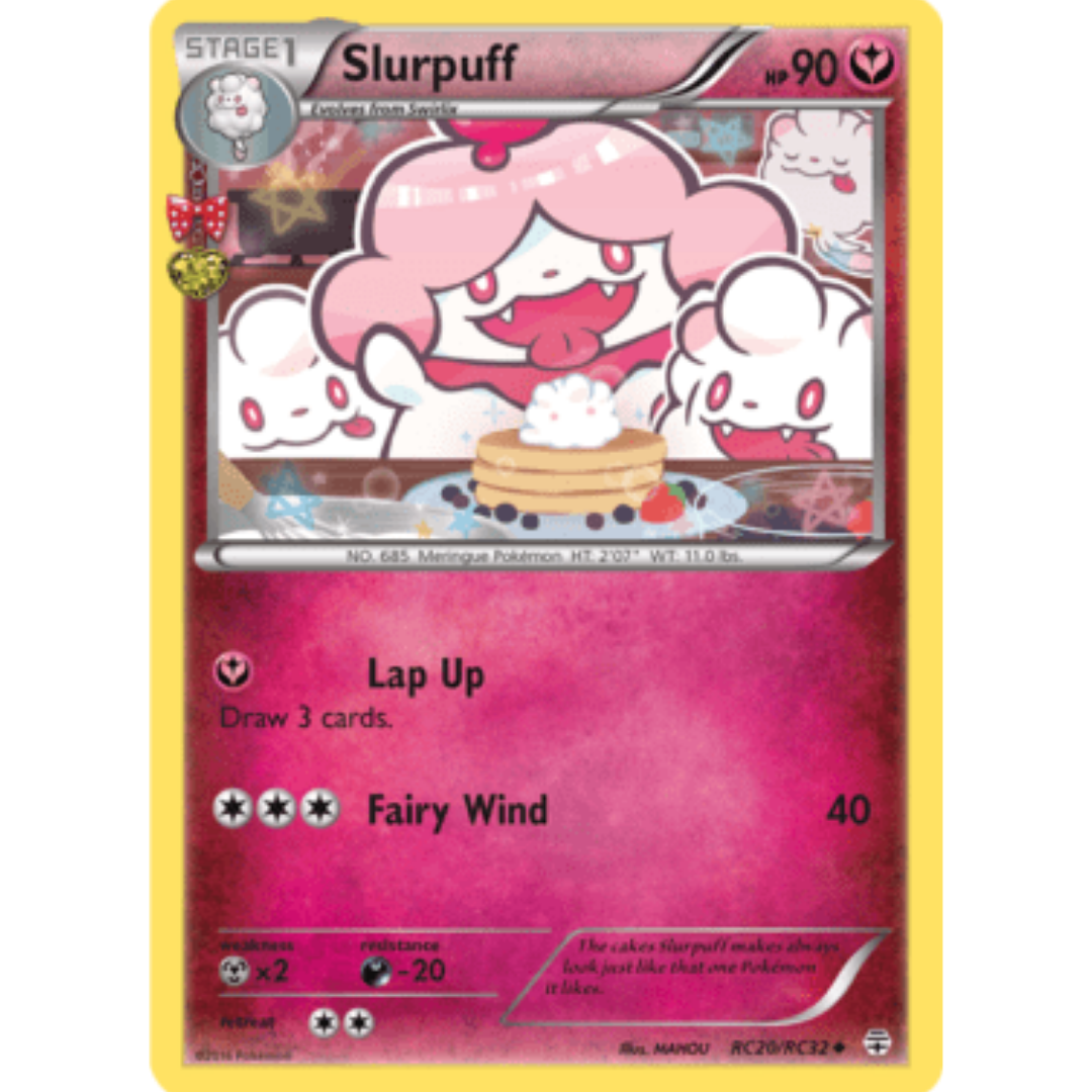 Slurpuff RC20/RC32 - Holofoil Generations Radiant Collection - Uncommon