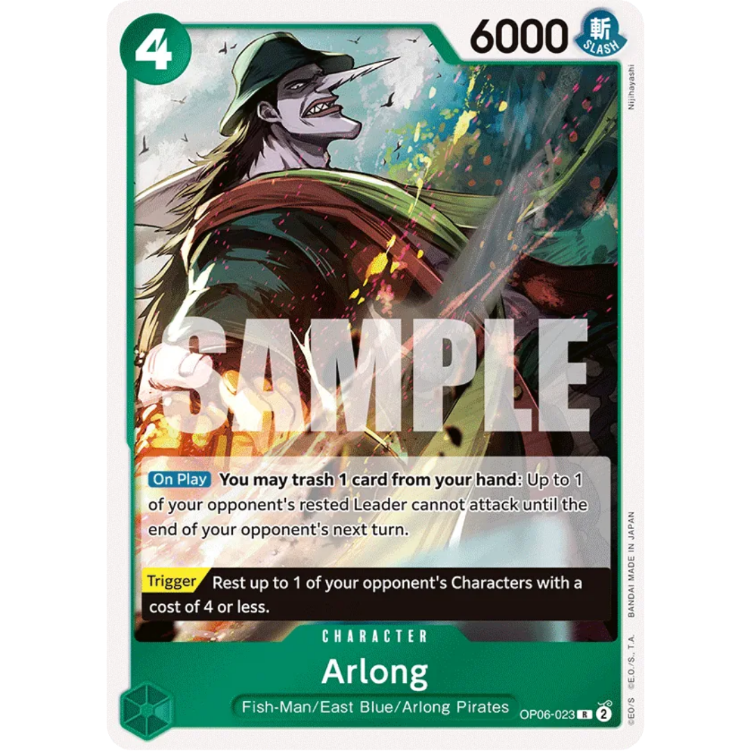 Arlong (OP06-023) - Wings of the Captain Foil