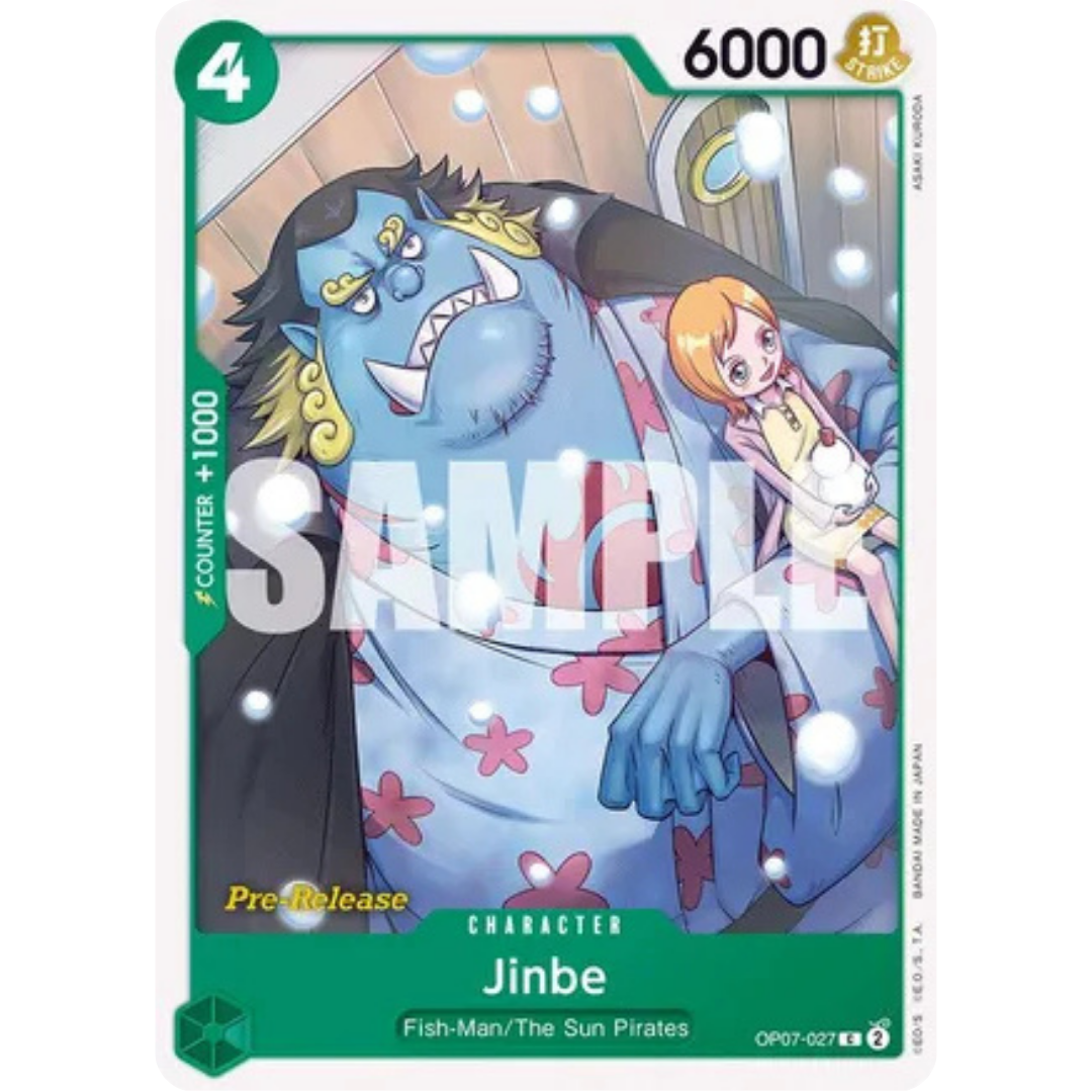 Jinbe (027) (OP07-027) - 500 Years in the Future Pre-Release Cards