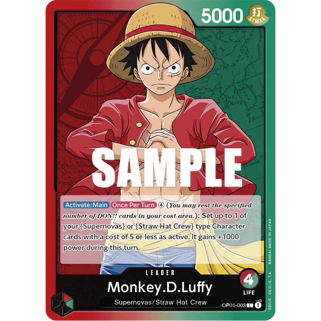 Monkey.D.Luffy (003) (OP01-003) - Romance Dawn