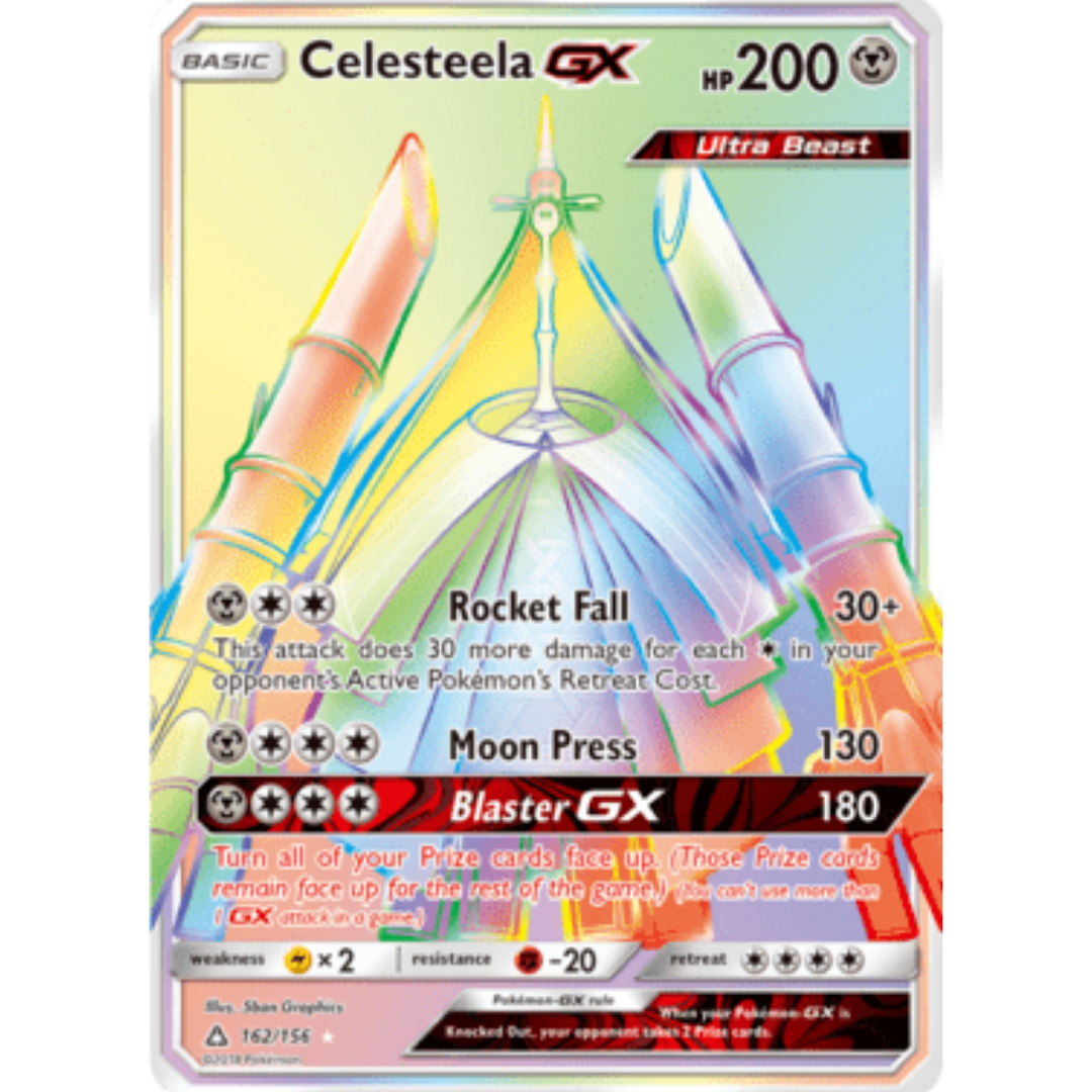 Celesteela GX (Secret Rare) - Holofoil SM Ultra Prism - Secret Rare