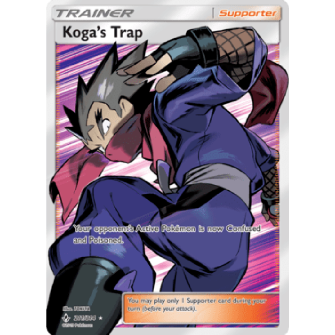 Koga's Trap (Full Art) - Holofoil SM Unbroken Bonds - Ultra Rare