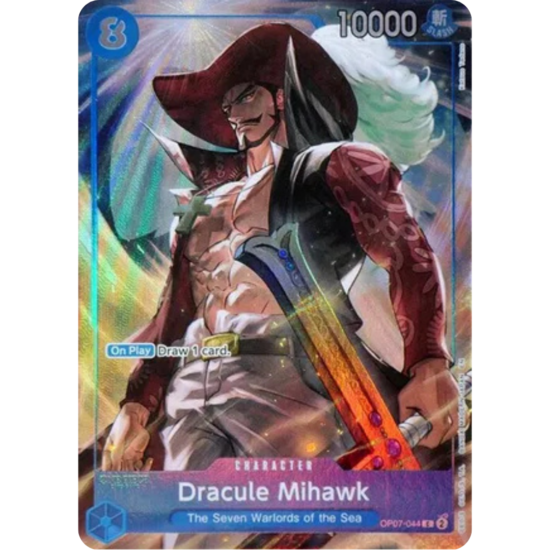 Dracule Mihawk (Seven Warlords of the Sea Binder Set) (OP07-044) - One Piece Promotion Cards Foil