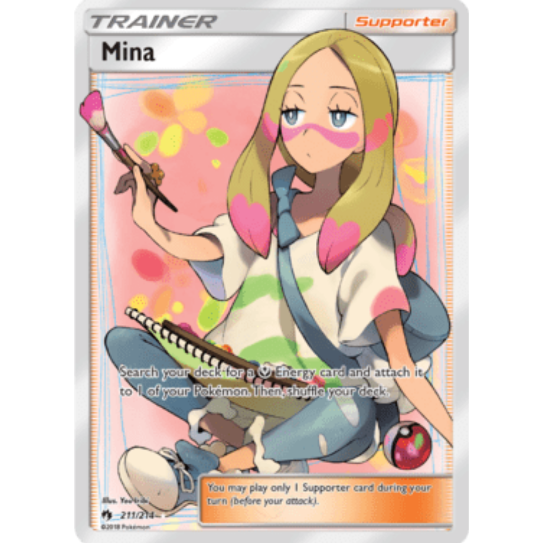 Mina (Full Art) 211 - Holofoil SM Lost Thunder - Ultra Rare