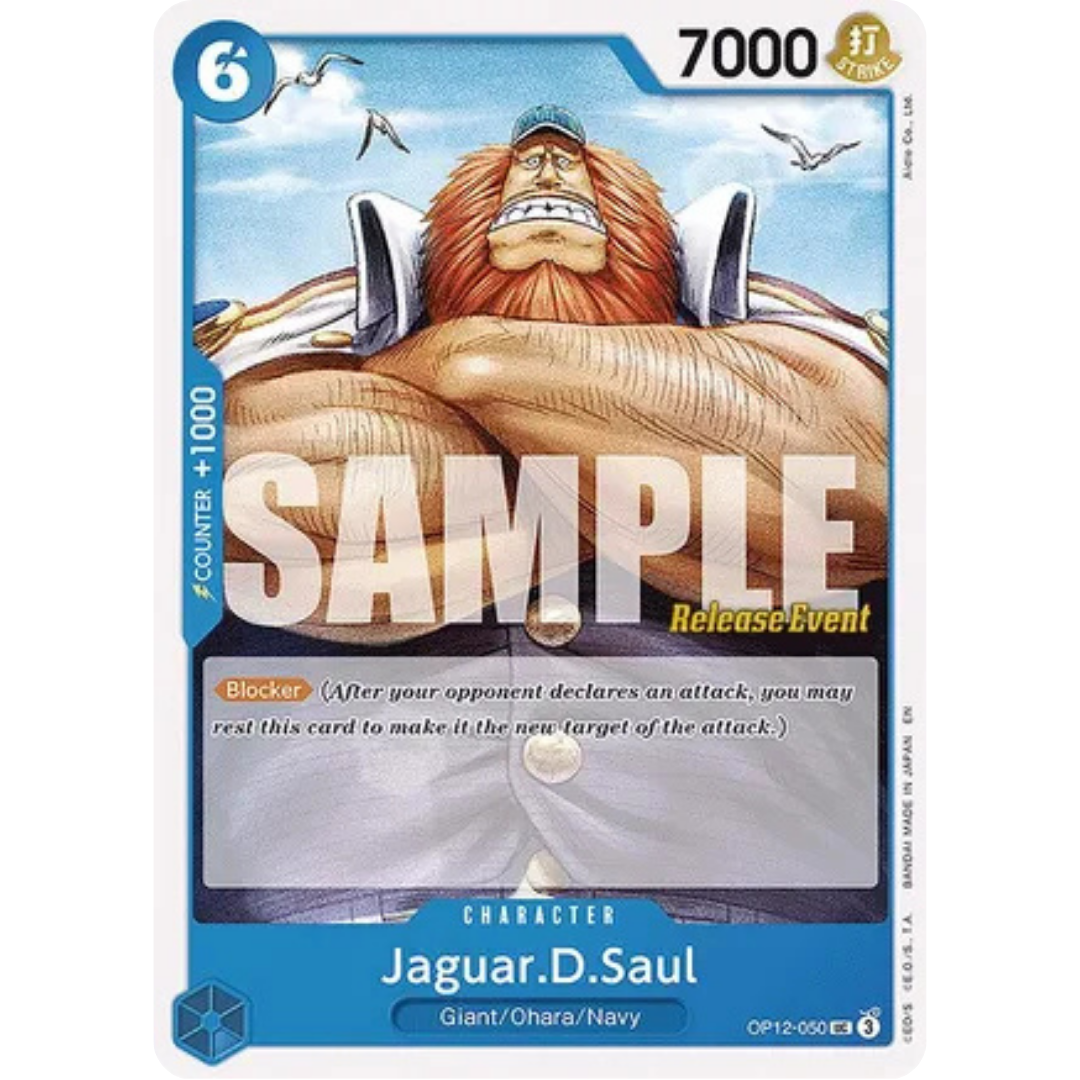 Jaguar.D.Saul (OP12-050) - Legacy of the Master Release Event Cards