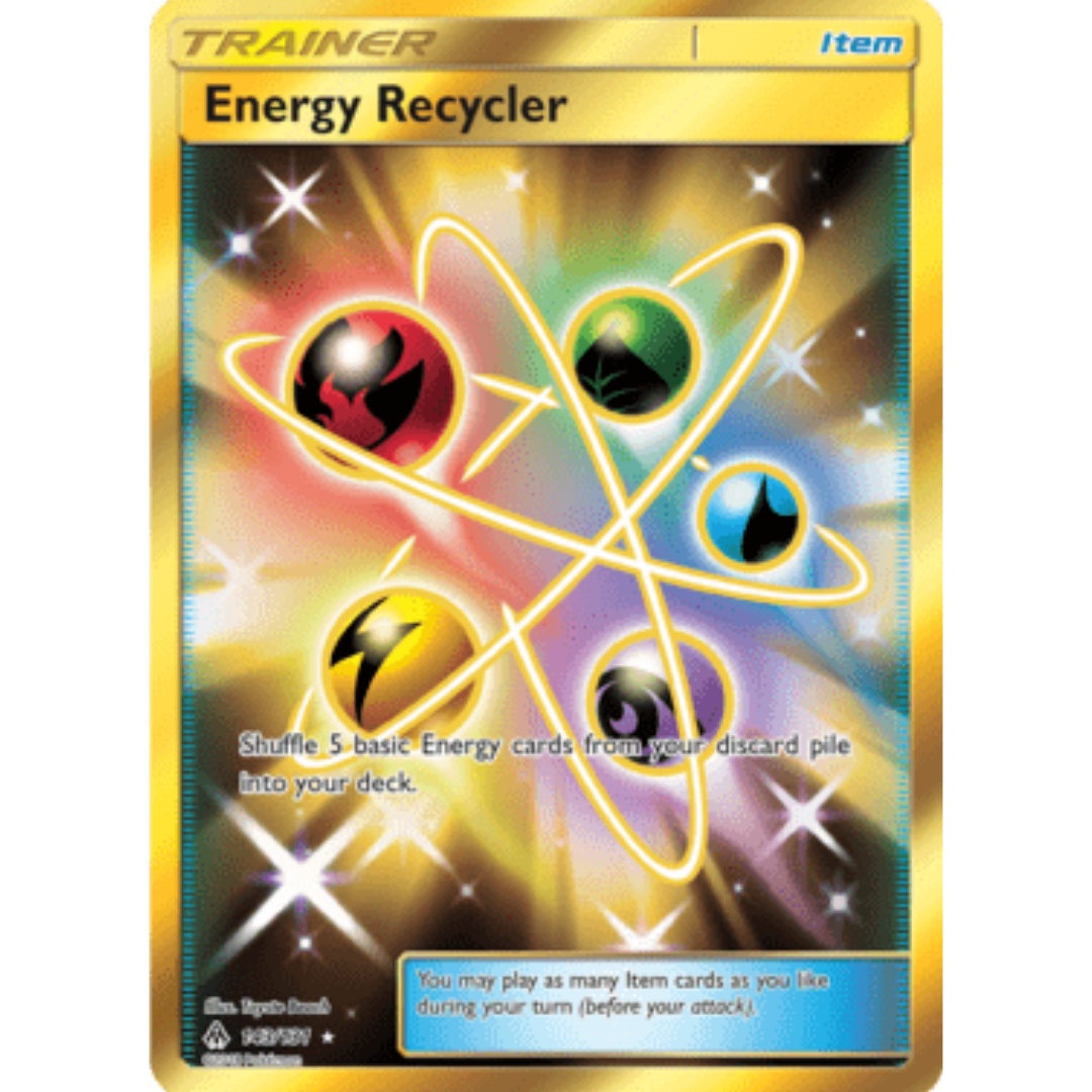Energy Recycler (Secret) 143 - Holofoil SM Forbidden Light - Secret Rare