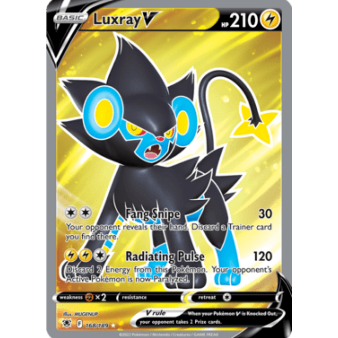 Luxray V (Full Art) 168 - Holofoil SWSH10 Astral Radiance - Ultra Rare