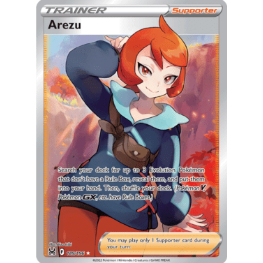 Arezu (Full Art) 189 - Holofoil SWSH11 Lost Origin - Ultra Rare