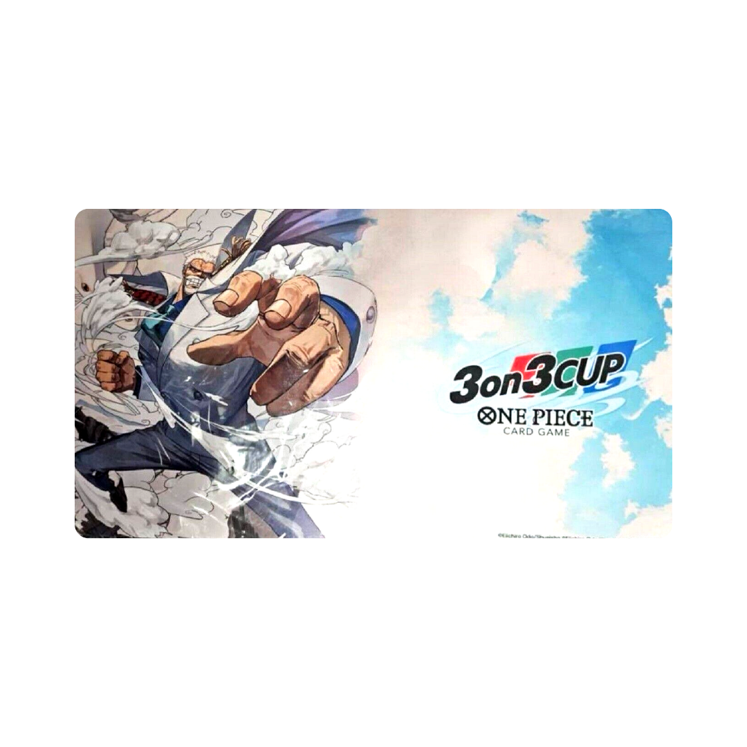 One Piece Official Playmat - Garp 3 on 3 Cup Korea