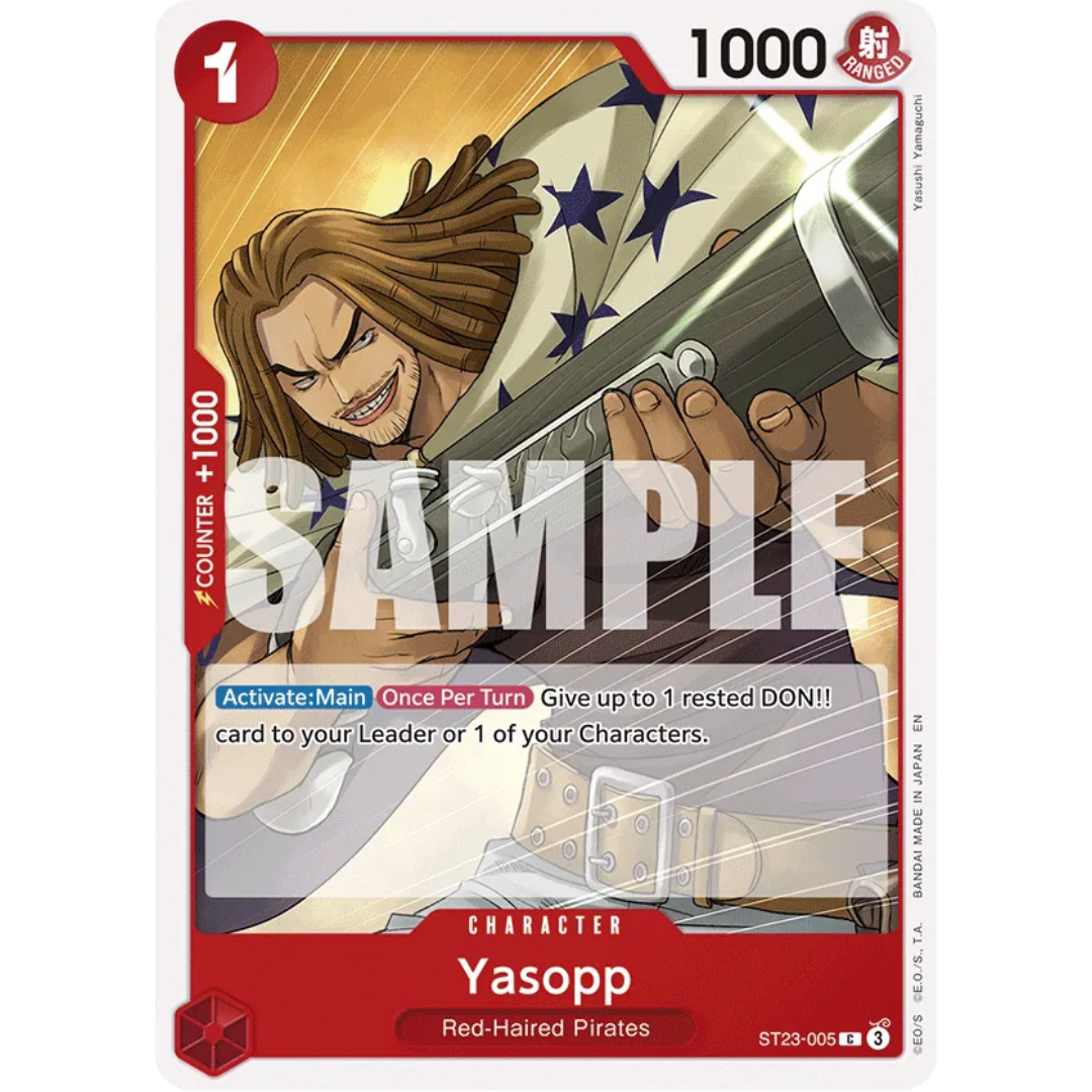 Yasopp (ST23-005) - Starter Deck 23: RED Shanks