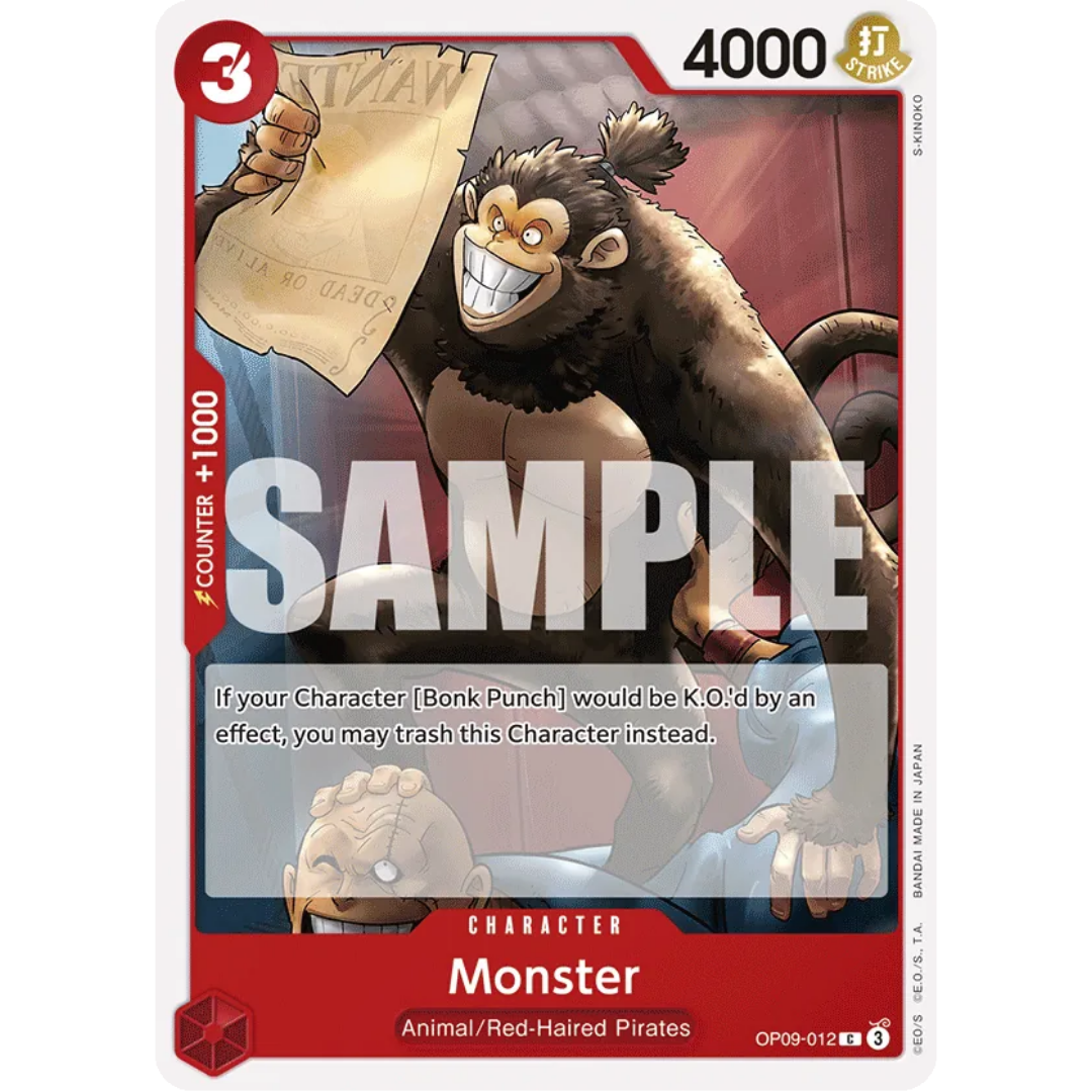 Monster (Reprint) (OP09-012) - Starter Deck 23: RED Shanks