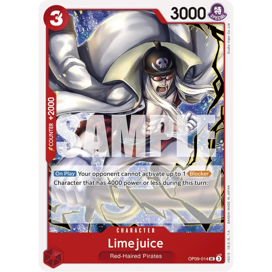 Limejuice (Reprint) (OP09-014) - Starter Deck 23: RED Shanks