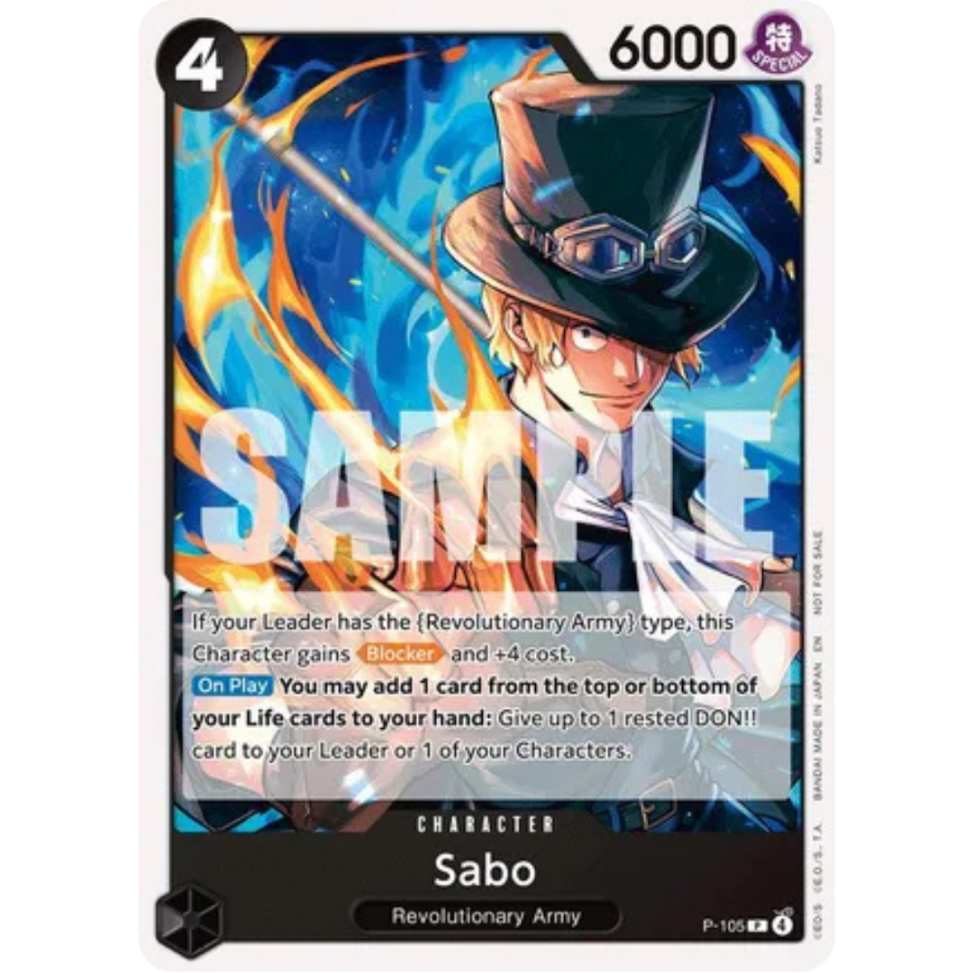 Sabo (Tournament Pack 2026 Vol. 2) (P-105) - One Piece Promotion Cards