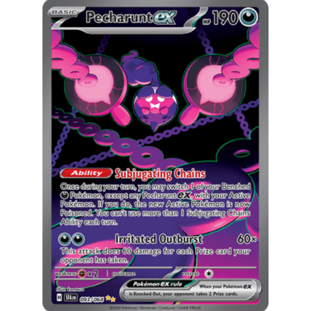 Pecharunt ex 093/064 - Holofoil SV Shrouded Fable - Special Illustration Rare