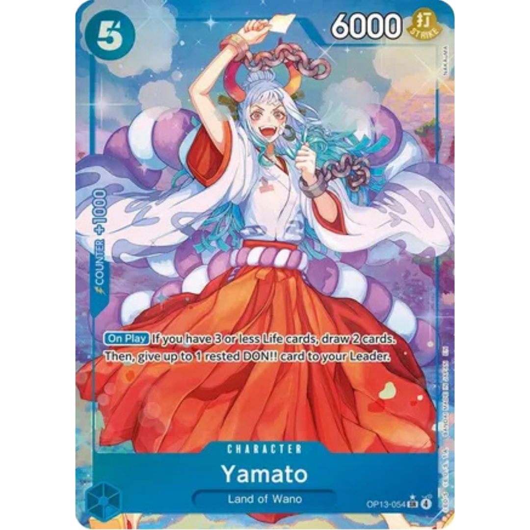 Yamato (Alternate Art) (OP13-054) - Carrying On His Will Foil